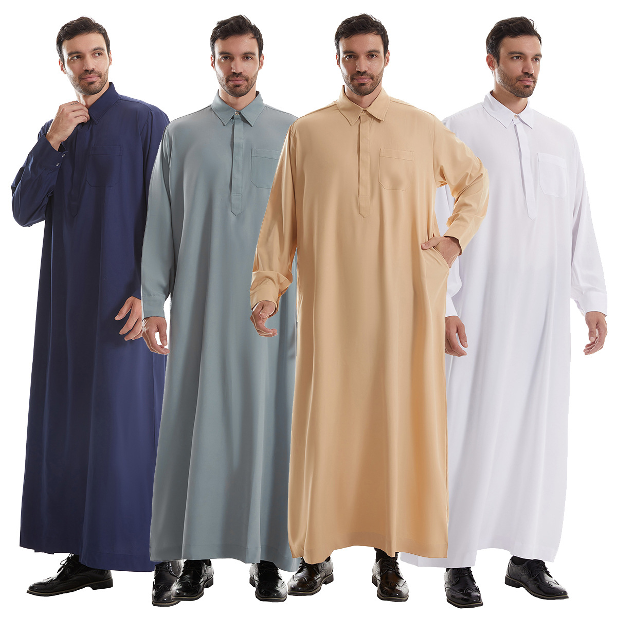 Arabic Formal Wear Men - Vestido camisero largo para hombre Jubba