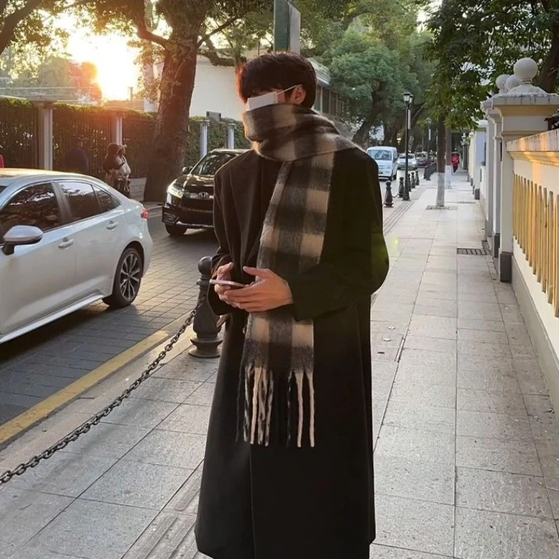 Men'S Formal Wear In Winter - Abrigo de lana de inspiración coreana