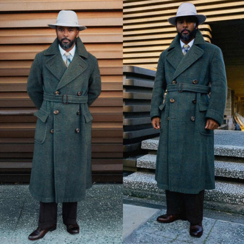 Men'S Formal Wear In Winter - Abrigo elegante para hombre, 1 pieza,