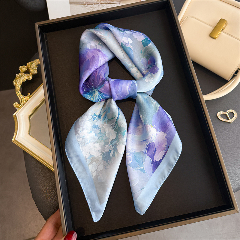 Pañuelo cuadrado de seda con e - Silk Tie Woven reseña y precio