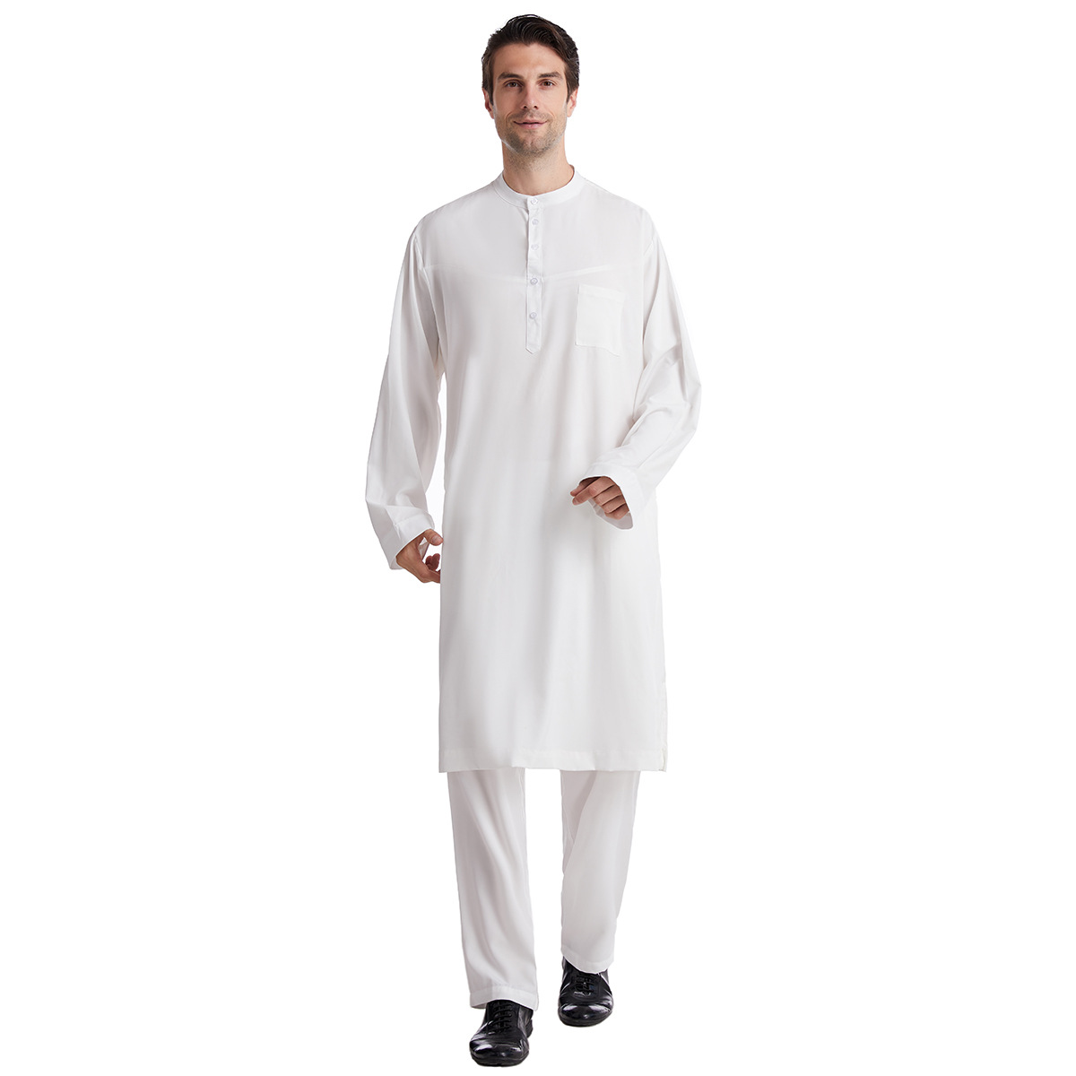 Hombres musulmanes Jubba Thobe - Arabic Formal Wear Men reseña y precio