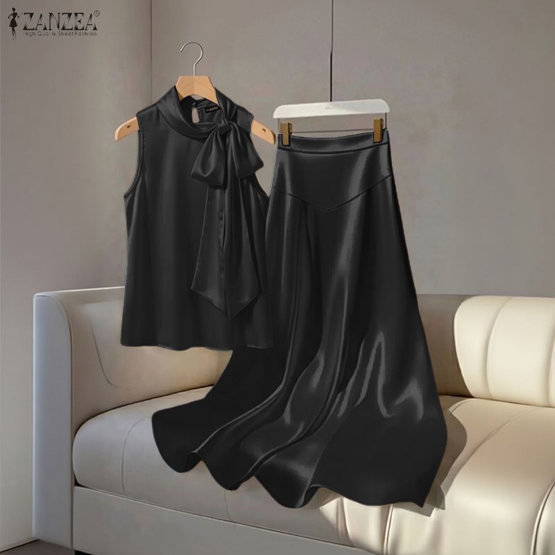 Conjunto de dos piezas de saté - Satin Bow Tie reseña y precio