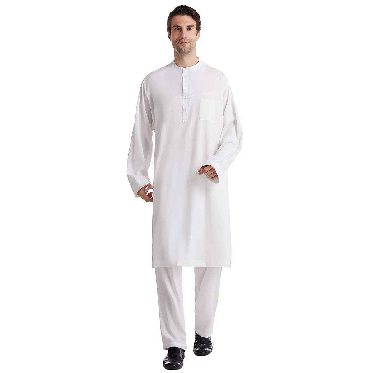 Hombres musulmanes Jubba Thobe - Arabic Formal Wear Men reseña y precio