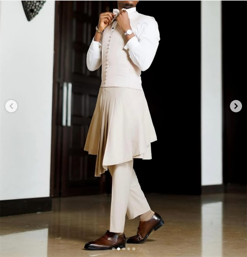 Conjunto de traje Beige para h - Arabic Formal Wear Men reseña y precio