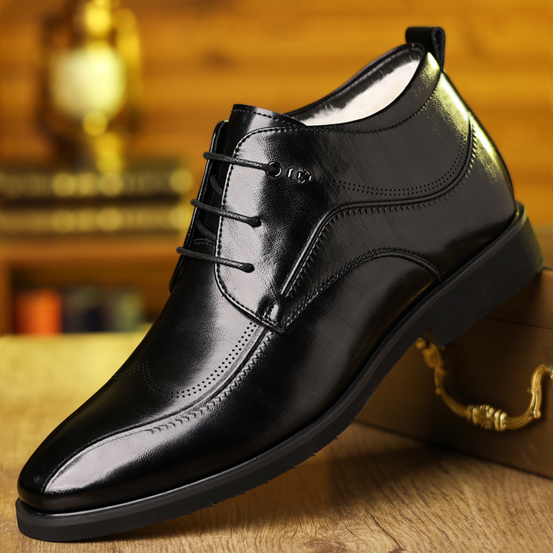 Zapatos de cuero de invierno p - Men'S Formal Wear In Winter reseña y precio