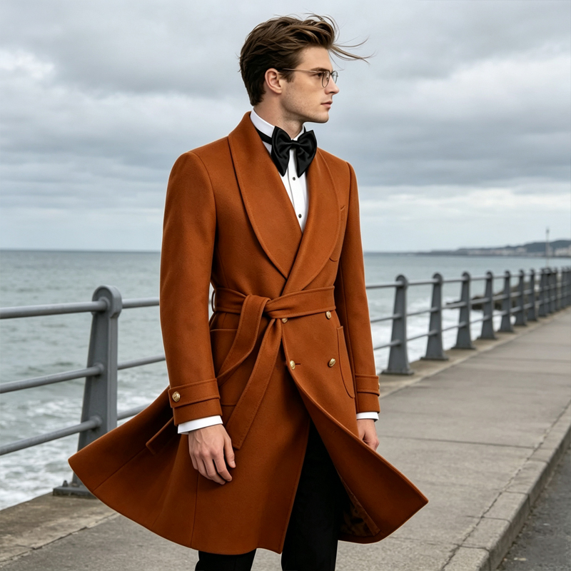 Abrigo de Lujo para Hombre, Me - Men'S Formal Wear In Winter reseña y precio