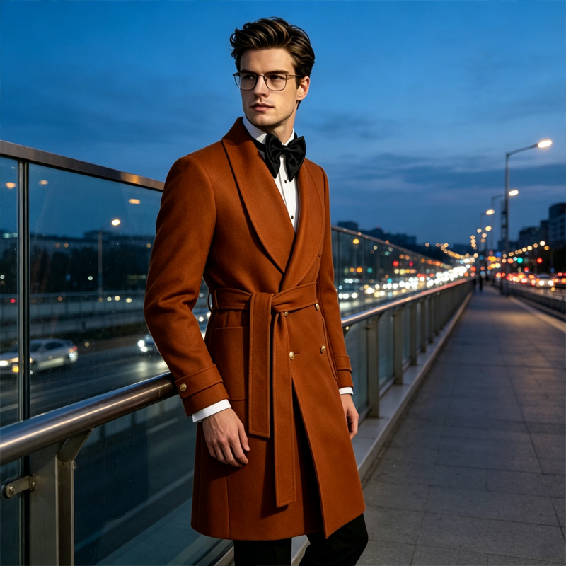 Abrigo de Lujo para Hombre, Me - Men'S Formal Wear In Winter reseña y precio